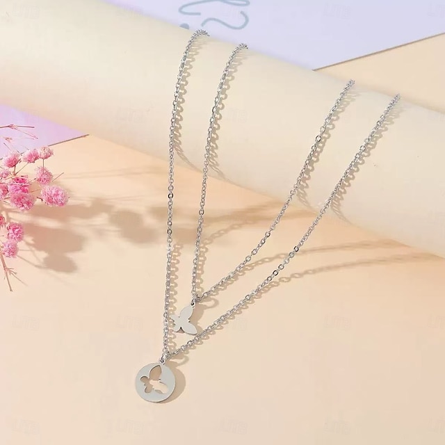  colier cromat dama elegant simplu dulce clasic colier pentru aniversare petrecere ziua de nastere
