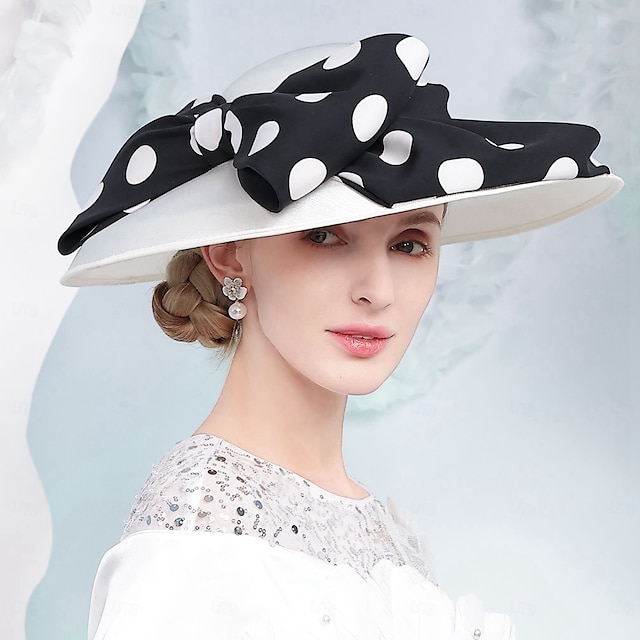  Elegant Sweet Flax Hats with Bowknot  Wedding / Party / Evening Headpiece/Special Occasion/Office & Career/Casual/Birthday/New Baby/Thank You/Graduation/Congratulations/Anniversary