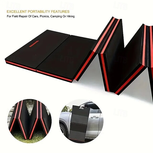 Tapis De Sol Pliable EVA Pour Mécanique - Coussin De Genou épais, Portable, 116x40cm, Pliable - 9