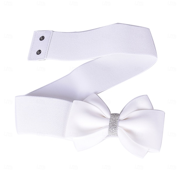  Mezcla de Poliéster y Algodón Boda / Fiesta / Noche Faja Con Cinturón / Apliques / Cristales / diamantes de imitación Mujer Bandas