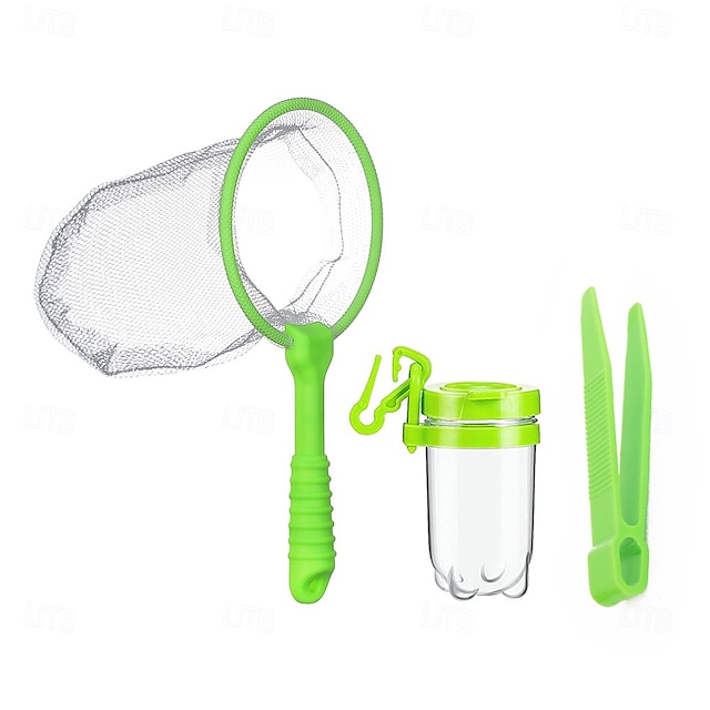  Experimento científico para niños, herramienta de exploración al aire libre, trampa para insectos, botella de observación, pinzas, juego combinado de trampa para insectos para niños