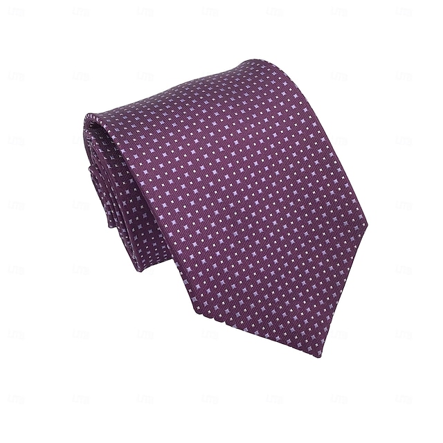  Männer 100% seide krawatten business formale klassische einfarbig gestreiften formale büro