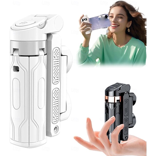  Pocketflex Mini Tripod, 2025 Upgrade Pocket Flex Mini Tripod, 360 Rotation Razunoth Jj02, Bluetooth 5.2 Chip Remote Selfie Stick, Vlogs, Photography