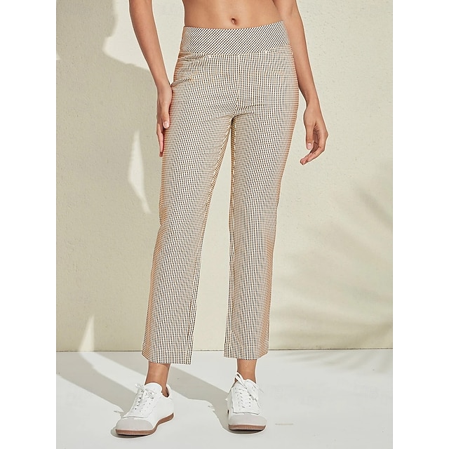  Per donna Pantaloni da golf Rosa baby Blu denim Nero Pantaloni Abbigliamento da golf da donna Abbigliamento Abiti Abbigliamento