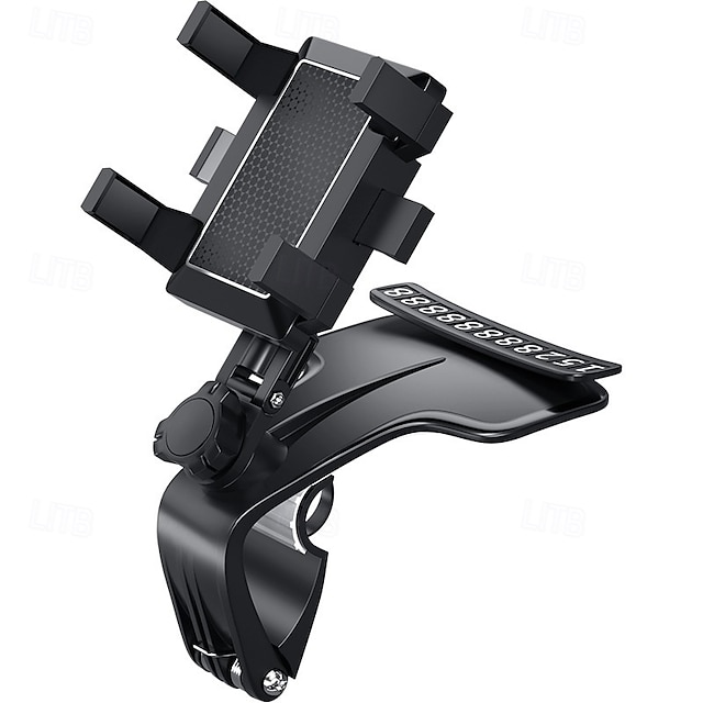  Supporto creativo per cellulare da auto, girevole a 360 gradi, supporto per telefono da cruscotto con piastra di parcheggio
