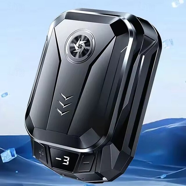  SL14 Mobile Phone Cooler with Removable 1500mAh Battery Semiconductor Cooling Fan and LED Temperature Display for Gaming