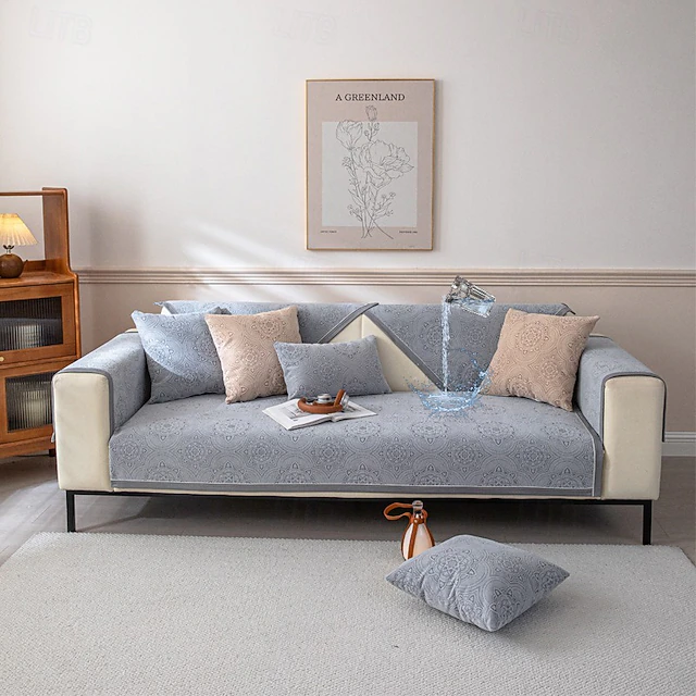 100% Waterproof Sofa Cover Outdoor Patio Garden Lawn Yard Durable Water-Resistant Fabric Protects Against Rain Sun Dust and Debris Ideal for Year-Round Use Fits Loveseat Sofa 10