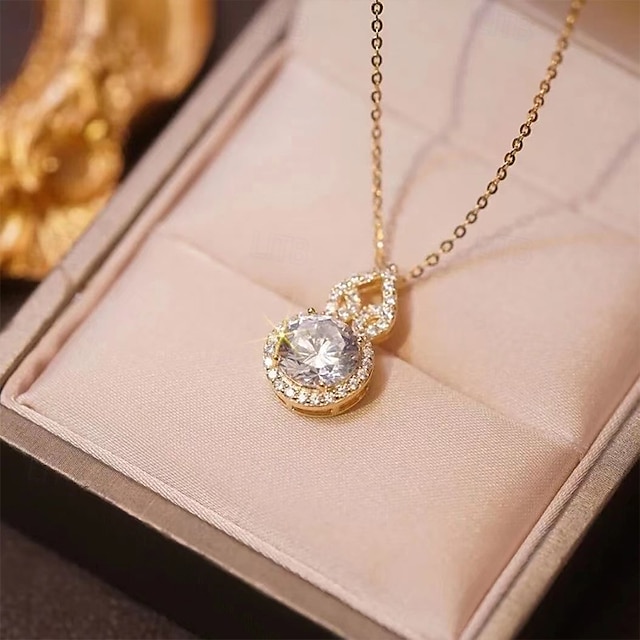  Bijuterias Finas 1pç Liga Colares Mulheres Moda Conjunto de jóias Para Convidado do casamento Presente Festival