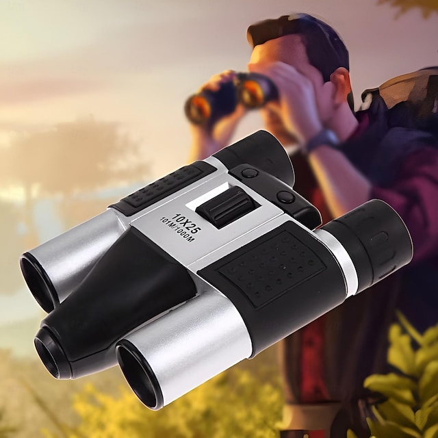  binóculos portáteis de visão noturna digital com sensor de luz estelar e zoom de gravação de vídeo HD para observação de pássaros e uso externo