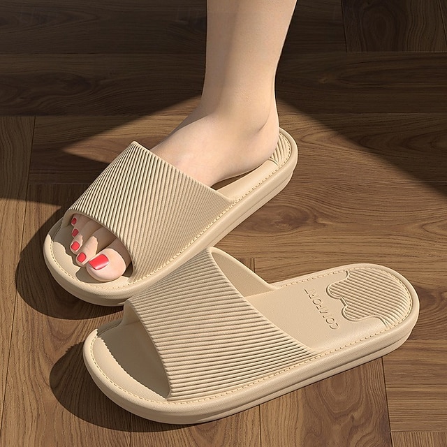 Damen Rutschfeste Hausschuhe Herren Weiche Badeschuhe Cloudyzz