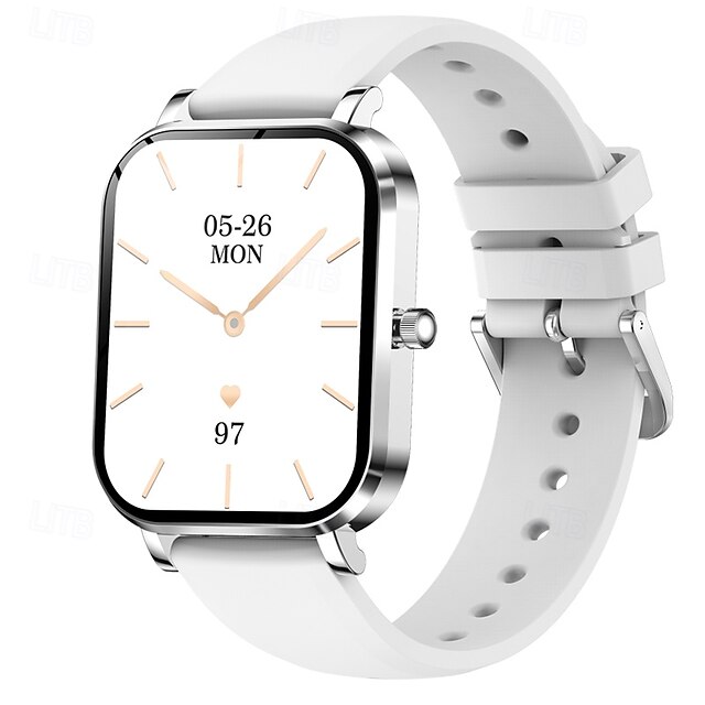  Ceas inteligent pentru femei, cu ecran de 1,75 inch, Bluetooth, apel, 100 de fețe, fitness, ceas inteligent pentru femei, cadrane DIY, pentru iOS și Android