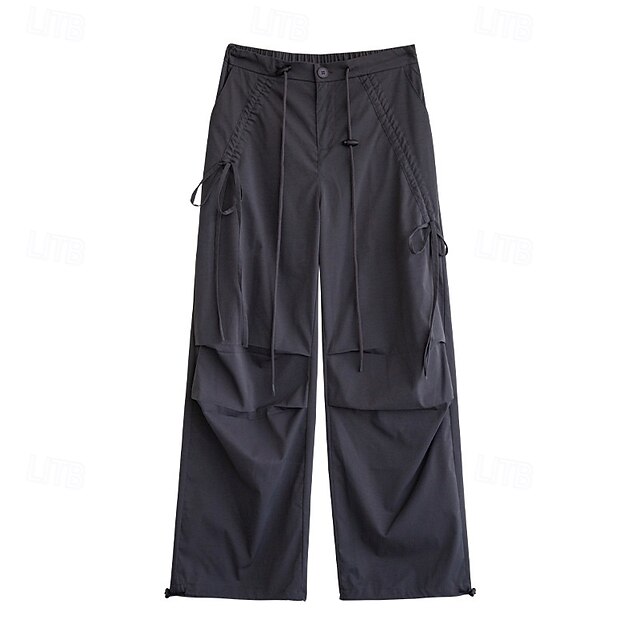  Dames Wandelbroek Werkbroek Tactische broek Buiten Normale pasvorm Sneldrogend Broeken / Regenbroek / Overbroek Elastische taille Donker Grijs Zwart Jagen Klimmen Kamperen / wandelen / grotten