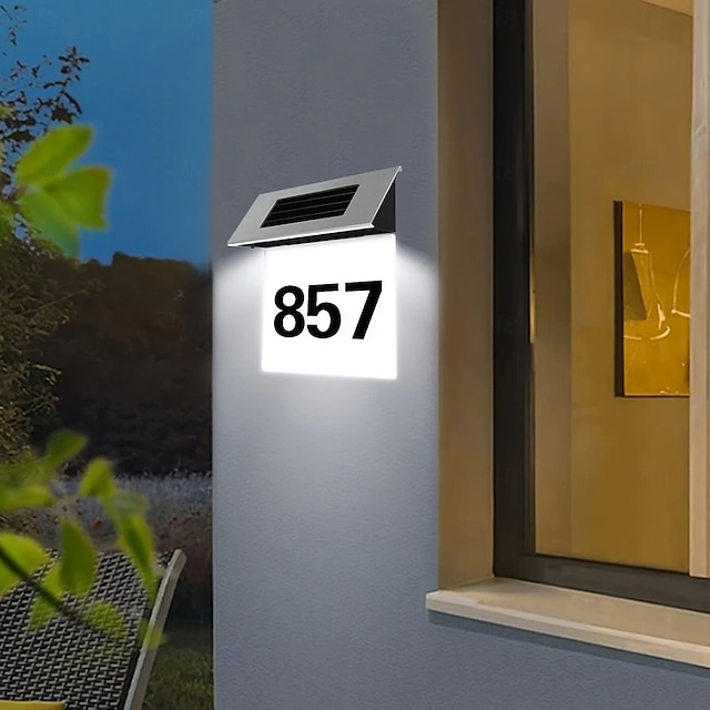  1PC Solar 4LED Address Lights Wall Lights Suitable for Home Garden Street Courtyard and House A Warm Gift for Friends