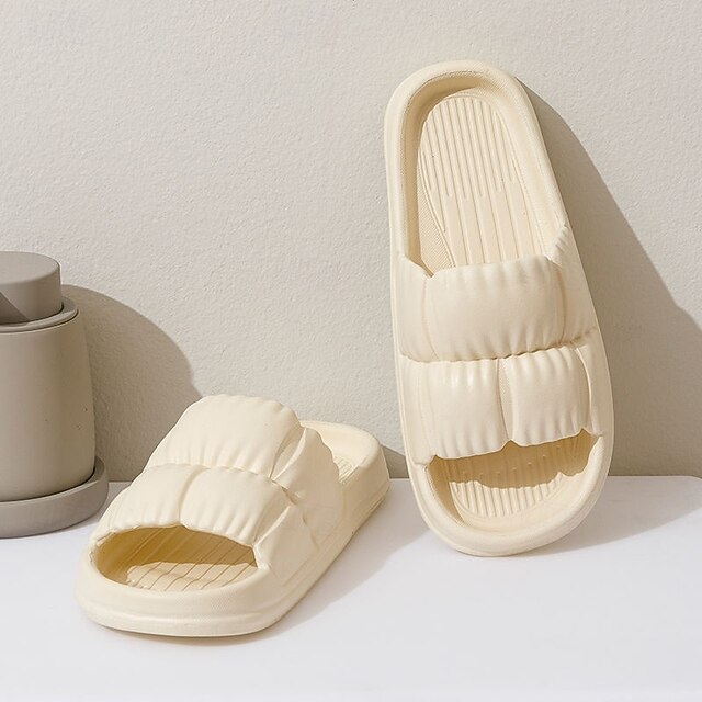  Chaussons de douche sandales de plage d'été chaussures légères respirantes pour intérieur maison salle de bain chaussons non glissants cool pour femmes hommes
