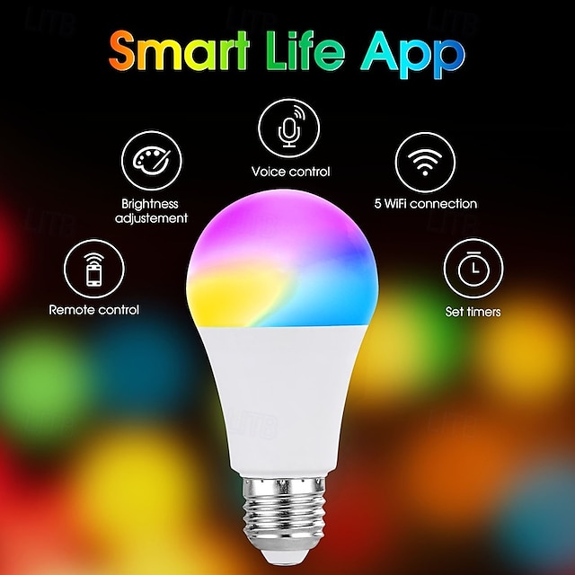  RGB-verträumte 16-Farben-Smart-Lichter mit Bluetooth-Steuerung, geeignet für Wohnzimmer, Motorrad-Peripheriedekoration, Heimdekoration, Blasenlampe