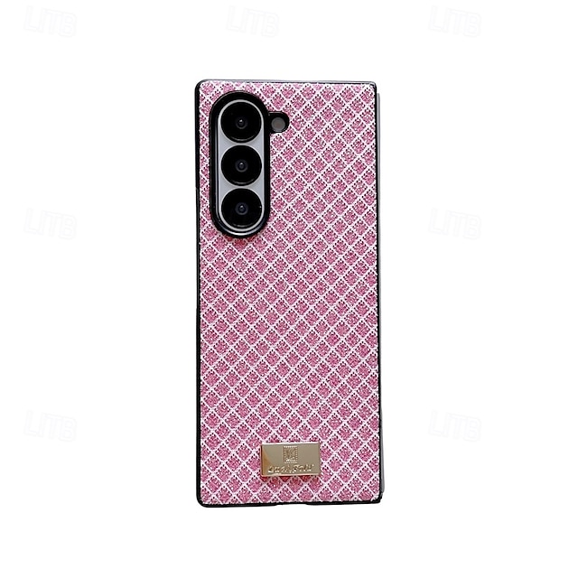  telefono Custodia Per Samsung Galaxy Piegatura a Z 7 Z Fold 6 Z Fold 5 Z Fold 4 Z Fold 3 Copertura Posteriore Resistente agli urti Retrò TPU Pelle PU