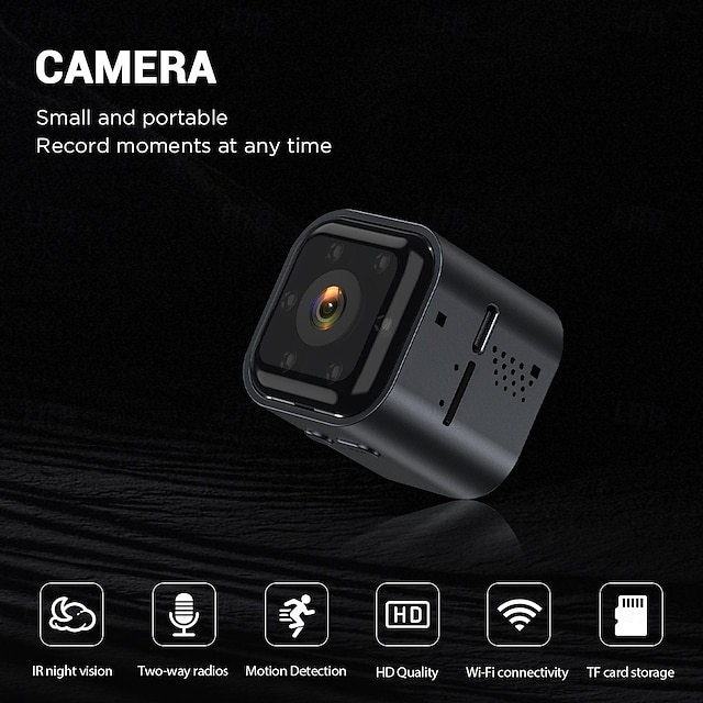  A3 1080P ミニIP WiFiカメラ ナイトビジョン監視カメラ 双方向インターホンオーディオビデオセキュリティ 自宅監視用