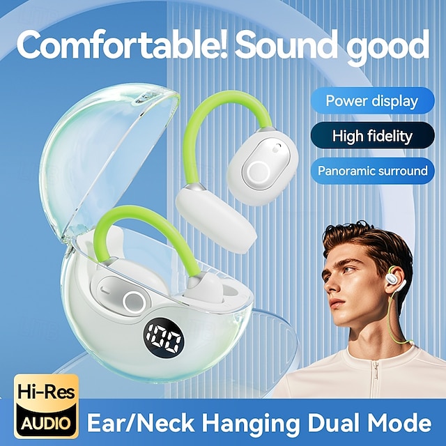  m80 vivavoce telefono guida auricolare clip auricolare bluetooth 5.3 design ergonomico suono surround hifi per fitness palestra allenamento telefono cellulare