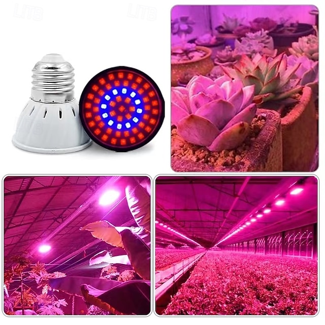  növekvő villanykörte e27 led növényvilágító csésze 80 led 110/220 V kiegészítő lámpával zamatos növények termesztéséhez és palántaneveléshez