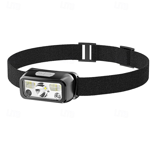  Motion Sensor Rechargeable LED Headlamp Headlight Torch Flashlight