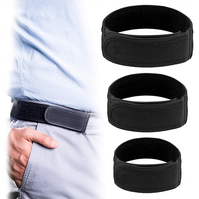  ζώνη unisex - velcro, ελαστική, χωρίς αγκράφα, ρυθμιζόμενη ζώνη lazy, ζώνη άνεσης