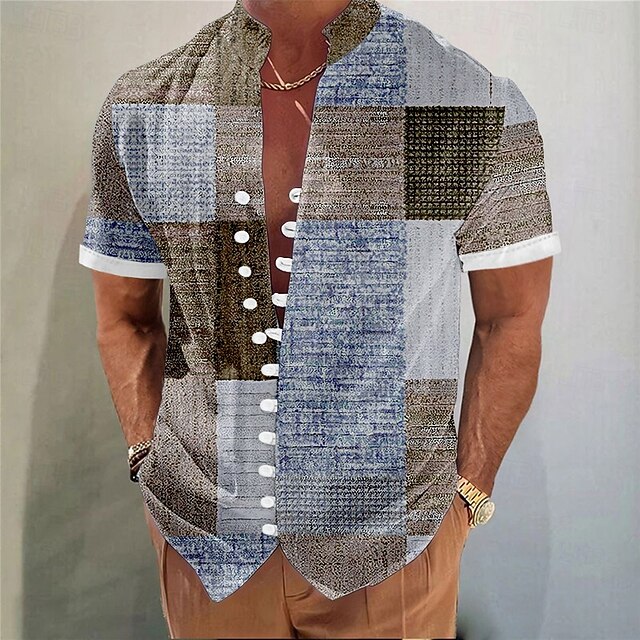 Homme Géométrique Ethnique Kokopelli Chemise Chemise Décontractée