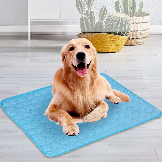  Tapis rafraîchissant pour chien - lit rafraîchissant instantané pour chien &chats non toxiques &tapis rafraîchissant antidérapant lavable en machine pour l'intérieur &utilisation en voyage