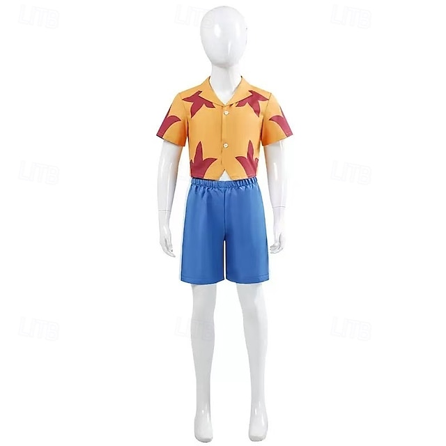  Lillo Capitano Gantu Costume Cosplay Cosplay Cosplay di film for Per uomo Per donna Ragazzi Bambini Adulti Halloween Carnevale Feste