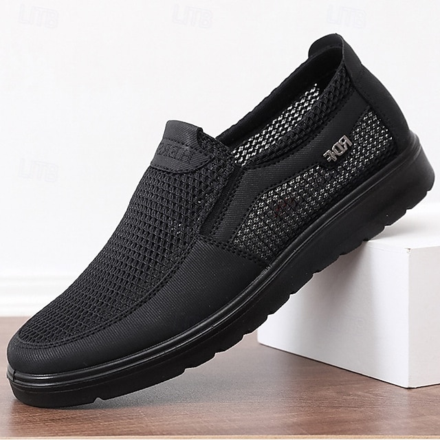  Baskets en mesh respirantes pour hommes - Baskets légères et confortables pour un style de vie actif et des aventures quotidiennes
