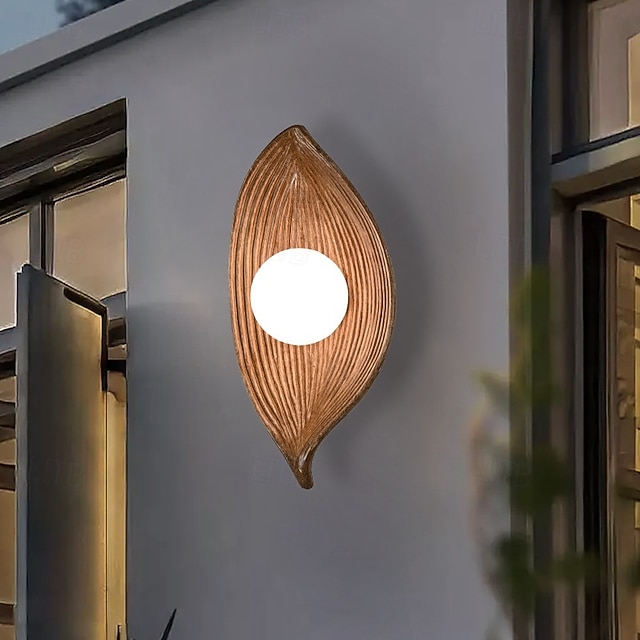  Innendørs vegglampe LED-harpiksdesign stue soverom metallvegglamper vegglamper til soverom bad