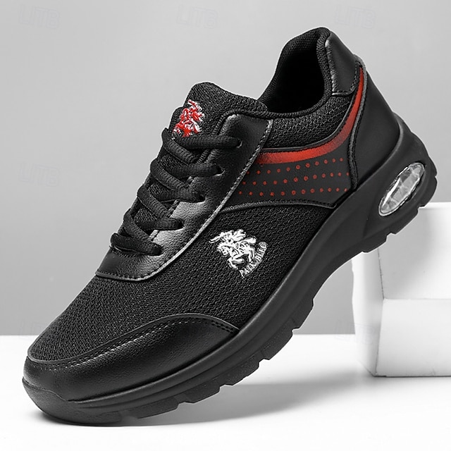  Herresneakers i hvid og grå med åndbar overdel og luftpude - sporty, komfortable, perfekte til løb, fitnesscenter og udendørsaktiviteter