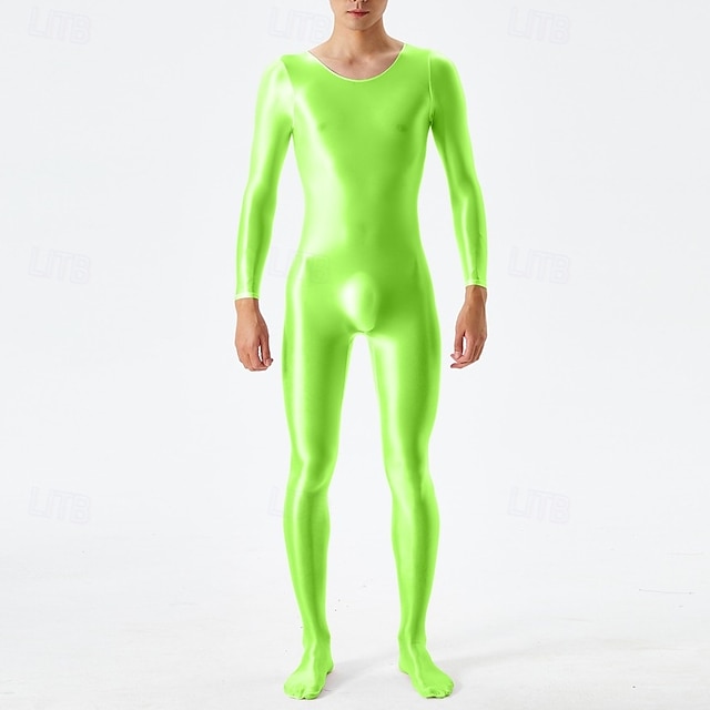  Zentai sopii Kissapuku Kokopuku Kiiltävä viimeistely Miesten Kivuta Märkä ilme Yhtenäinen väri Puku varten Yökerho Pride-paraati Pride-kuukausi Halloween Karnevaali Aikuisten