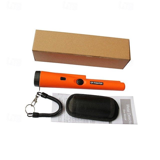  700 Handheld Metal Detector Waterproof GP Pointer with LED Light for Outdoor Treasure Hunting, Archaeology & Security Inspection