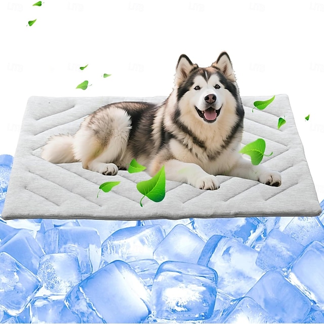  Dog Cooling Blanket For Large Dogs Washable, Cool To Touch Dog Blankets For Bed Cover, Soft Lightweight Cooling Dog Blanket Help Your Pet Sleep Well In Summer