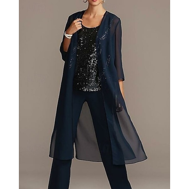  Cape en mousseline de soie à manches 3/4 pour soirée de fête, mère de la mariée, invité de mariage, robe de mariée simple et pure pour impressionner 2025