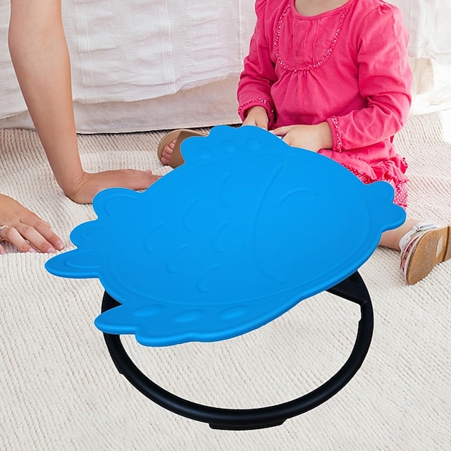  Kids Swivel Rotating Stool - Portable Anti-Slip Sensory Chair for Balance Improvement