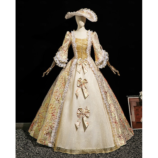 18th Century Women's Rococo Ball Gown Princess Maria Antonietta Rococo ...