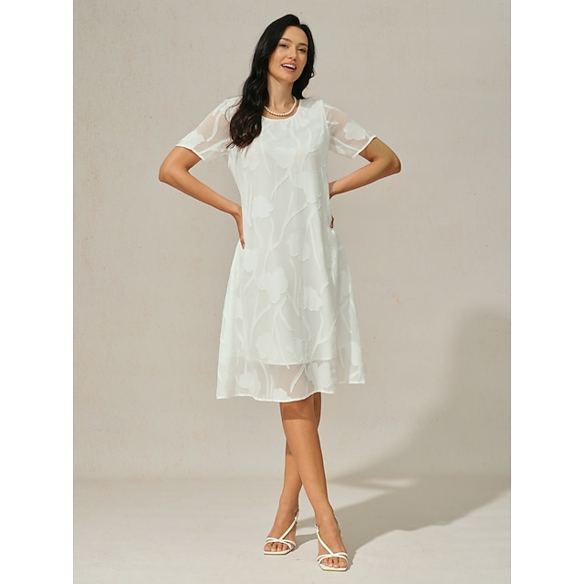 Floral Chiffon Mini Dress – Elegant Off-Shoulder Summer Style main image 1