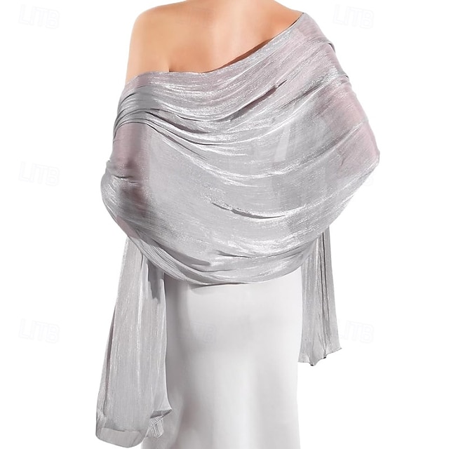  damhalsdukar och sjalar för aftonklänningar modehalsduk till bröllop brudtärnepresenter