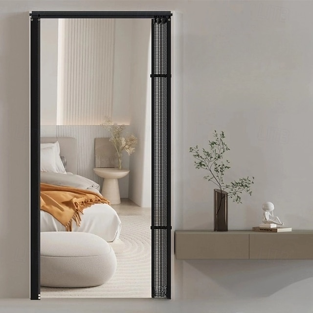  Magnetic Screen Door Portable, Fly Or Bug Screen Magnetic, Doorway For Sliding Door,Garage,Patio,Kitchen,Living,Window Room,Bedroom,Bar,Pet and Kid Easy Entry