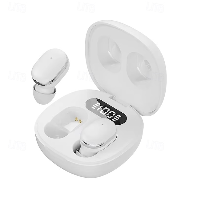  Fones de ouvido sem fio Bluetooth Q31 com display LED de energia, redução de ruído ENC, mini fones de ouvido estéreo intra-auriculares para esportes e uso diário