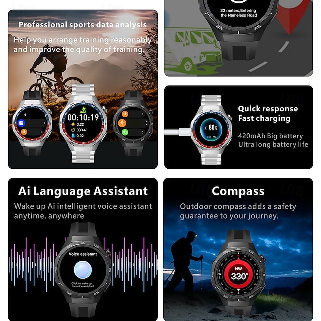 Tracker Smartwatch S6pro S6Pro Smart Watch Bluetooth Fitness