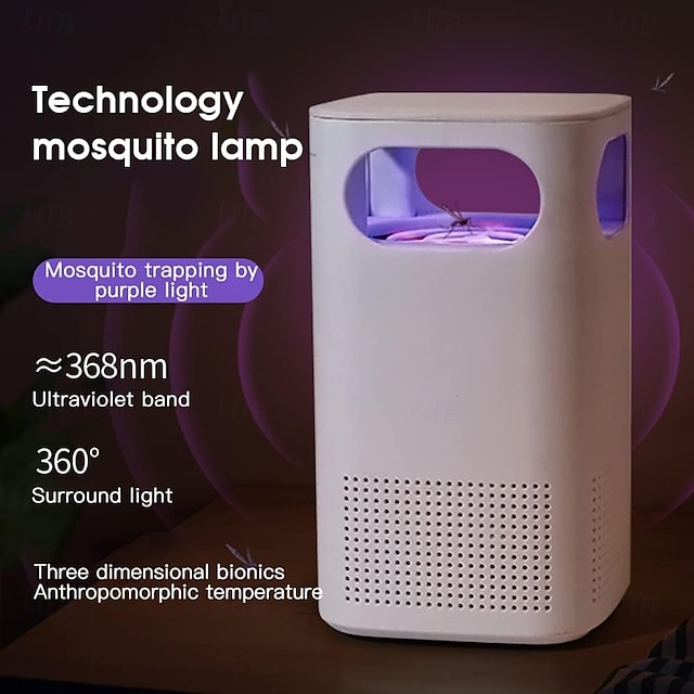  mata-mosquitos elétrico com lâmpada para ambientes internos &controle de pragas ao ar livre para insetos voadores, atrativo de luz ultravioleta com rede elétrica potente, seguro &eficaz para uso