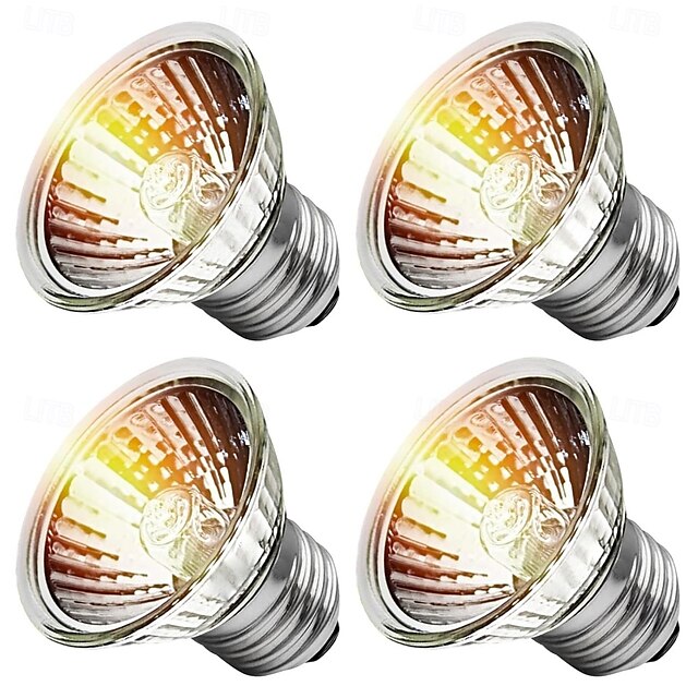  e27 50w uva uvb reptielenlampen schildpad warmtelamp voor reptielen en amfibieën warmte reptielenlamp voor schildpad baardagaam hagedis 4 stuks
