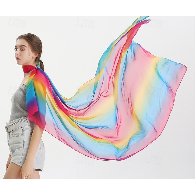  Regnbue Stolthet skjerf Fritid Dame Unisex Voksne Pride-parade Festival Halloween Karneval Enkelt karnevalskostyme