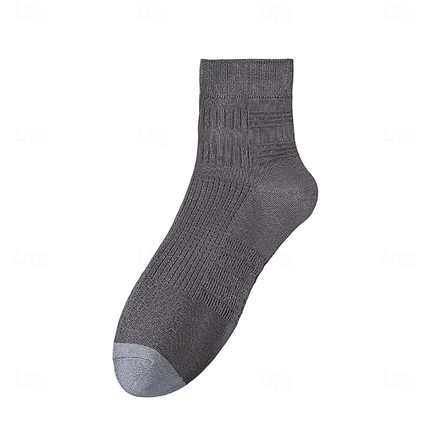  Herr 1 par Socka Svart Vit Färg Slät Strukturerad Skola Formell Utomhus Tunn Sommar Dagligen Ledigt