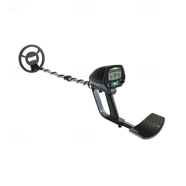  Detector subteran portabil MD-4090, complet metalic - vânător de comori pentru aur/argint/cupru/fier, cu design impermeabil &funcție precisă