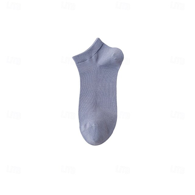  Herren 1 Paar Socken No-Show und Liner-Socken Schwarz Weiß Farbe Einfach Schule Formell Outdoor Dünn Sommer Frühling Herbst Ganzjahres Täglich Lässig