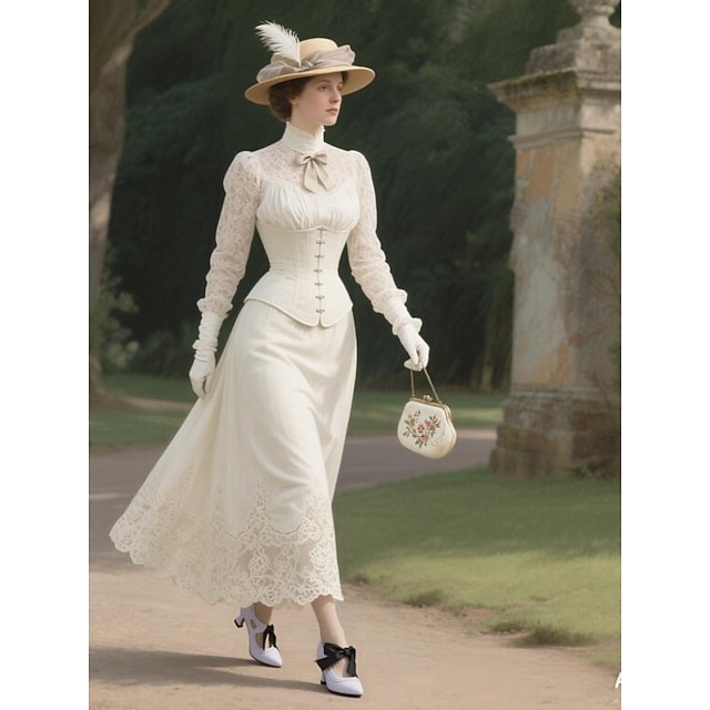 Moda Stile Edoardiano Vestiti Abiti Stile Vittoriano Outlet