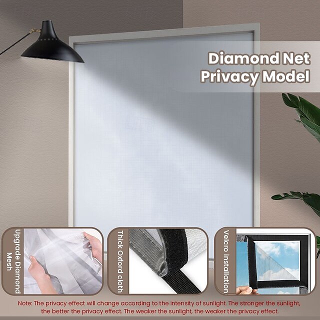  Anti-privacy anti-mosquito screen window summer home anti-mosquito invisible Velcro anti-small batch